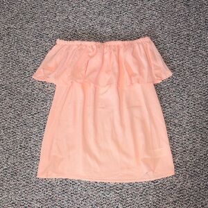 MICHAEL Michael Kors Peach Elastic-Waist Blouse